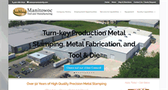 Desktop Screenshot of mantoolmfg.com